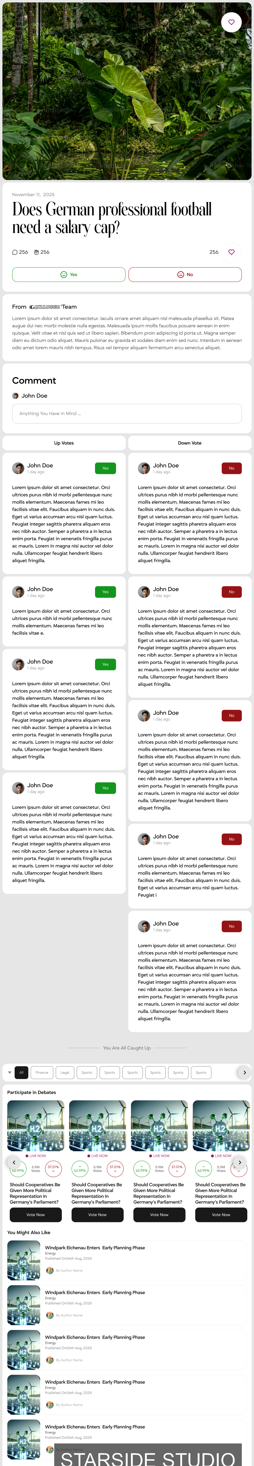 A news Platform for German Cooperatives tablet 2